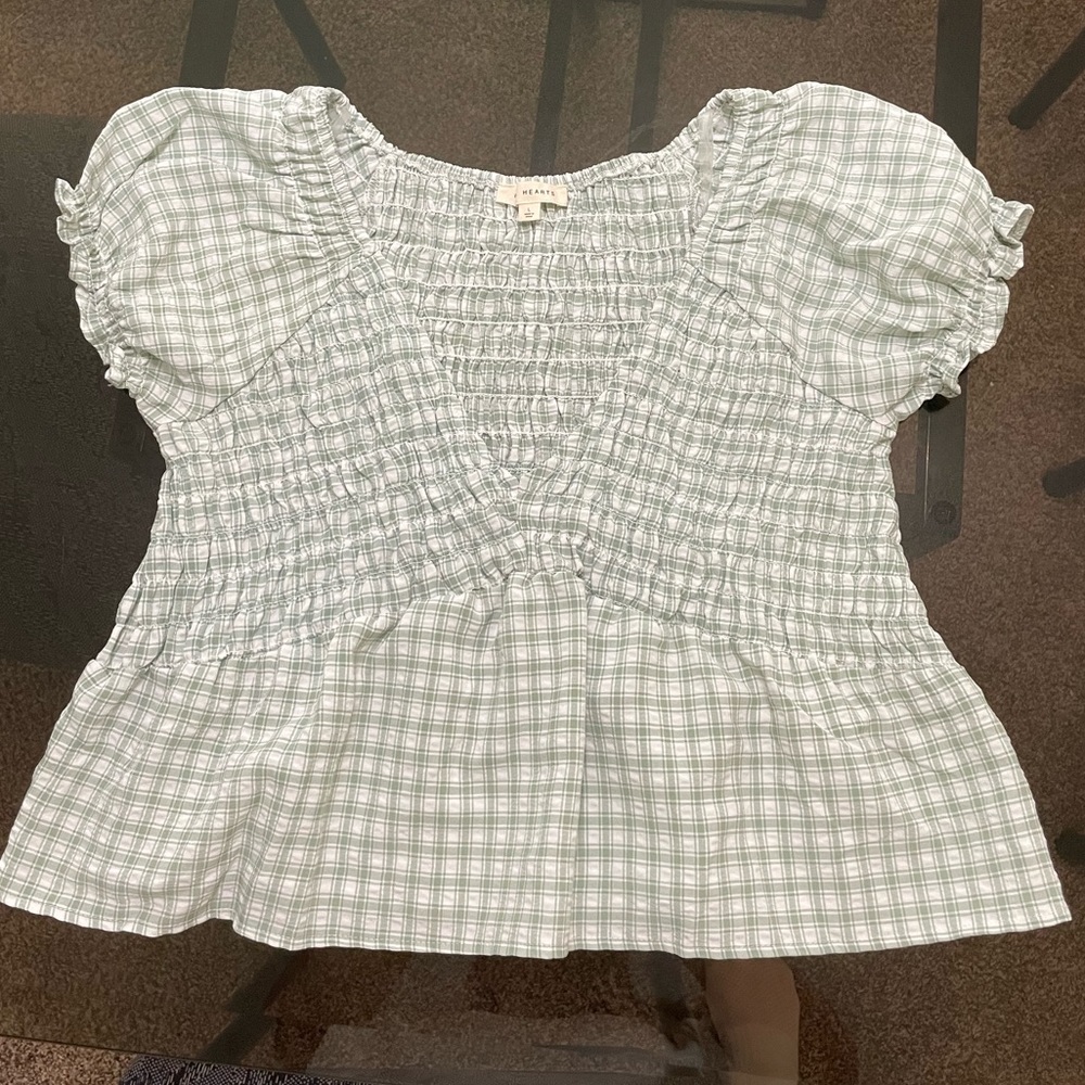 LA Hearts V-Neck Babydoll Top